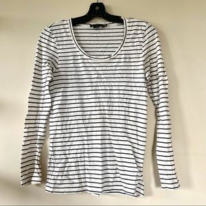 SALE Pendleton striped cotton long sleeve shirt